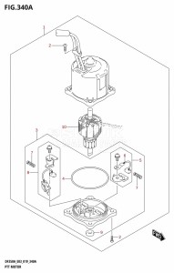 DF350A From 35001F-910001 (E03)  2019 drawing PTT MOTOR