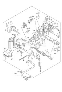 Outboard DF 20A drawing Remote Control Remote Control