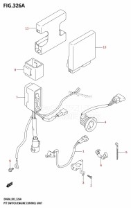 DF50A From 05003F-110001 (E03)  2011 drawing PTT SWITCH /​ ENGINE CONTROL UNIT