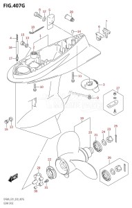 DF60A From 06002F-040001 (E01 E40)  2020 drawing GEAR CASE (DF50AVTH:E01)