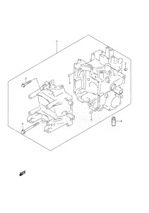 Outboard DF 9.9 drawing Cylinder Block