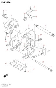 DF250ST From 25004F-810001 (E03)  2018 drawing CLAMP BRACKET (X-TRANSOM,XX-TRANSOM)