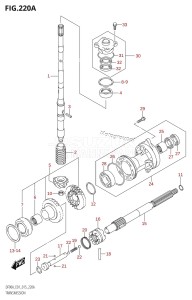 DF90A From 09003F-510001 (E01 E40)  2015 drawing TRANSMISSION (DF70A:E01)