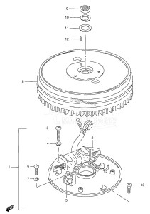 DT8S From 0801-231001 ()  1992 drawing MAGNETO (DT5 ~MODEL:94)