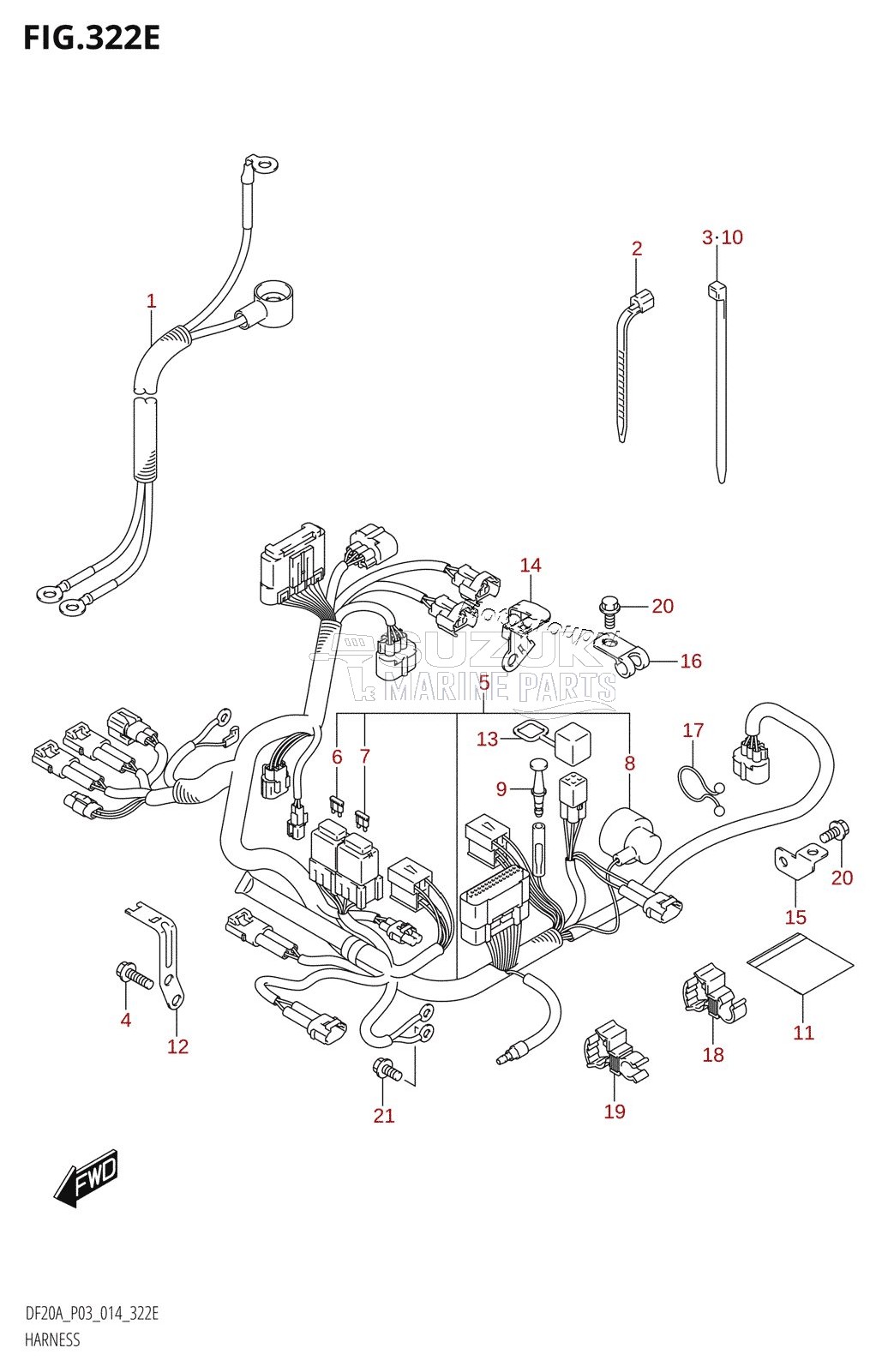 HARNESS (DF15A:P03)