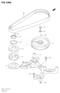 DF9.9 From 00992F-510001 (P03)  2005 drawing TIMING BELT (K4)