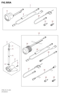 DF90A From 09003F-310001 (E01 E40)  2013 drawing OPT:METER KIT (DF70A:E01)