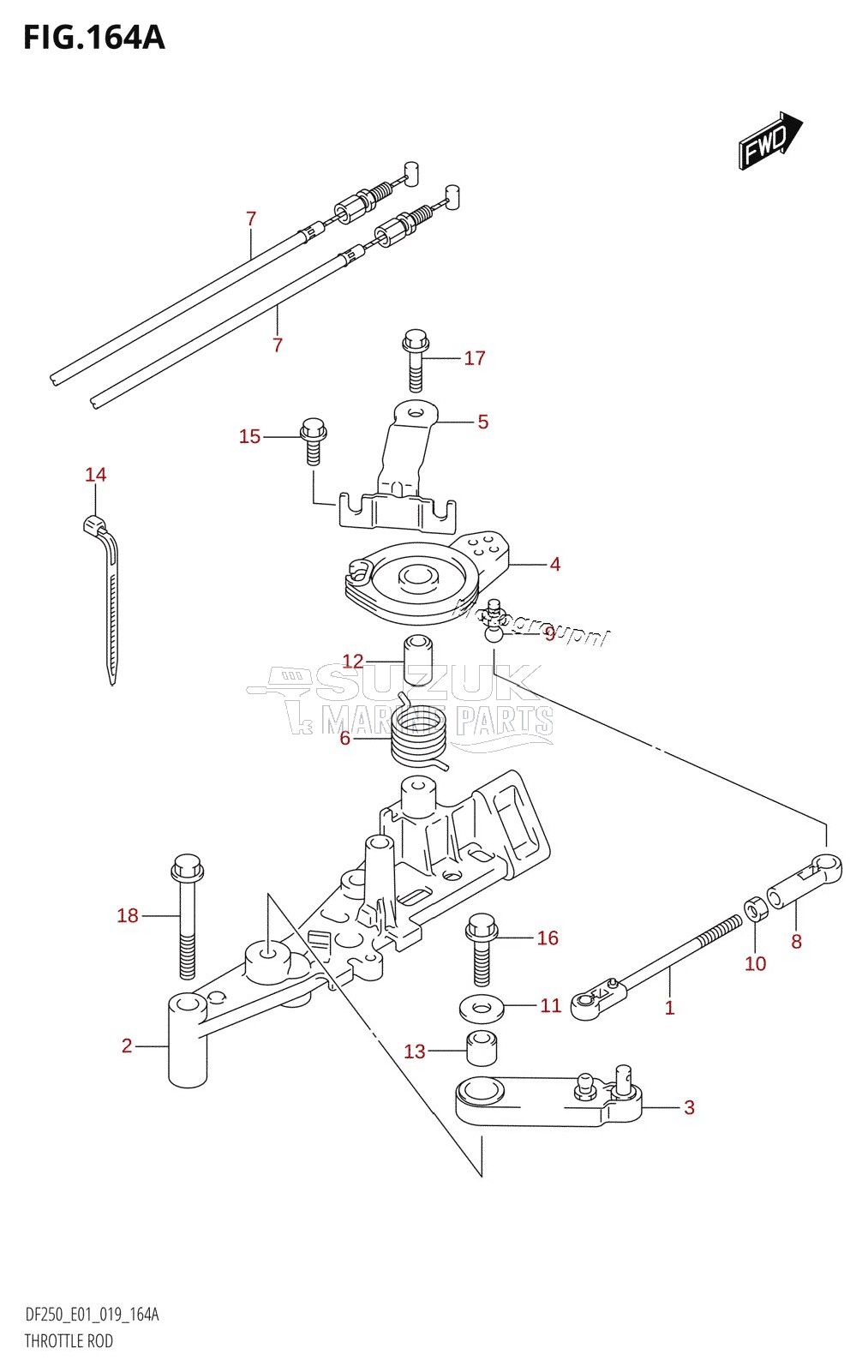 THROTTLE ROD