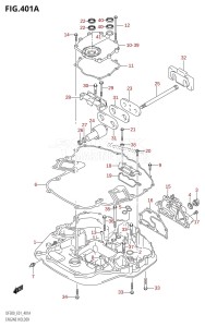 DF300 From 30001F-780001 (E01)  2007 drawing ENGINE HOLDER