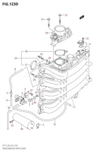 DF175TG From 17502F-410001 (E03)  2014 drawing INTAKE MANIFOLD /​ THROTTLE BODY (DF150ZG:E03)