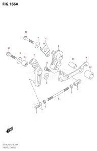 00994F-610001 (2016) 9.9hp P01-Gen. Export 1 (DF9.9A  DF9.9AR) DF9.9A drawing THROTTLE CONTROL (DF8A:P01)