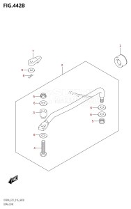 DF80A From 08002F-610001 (E01 E40)  2016 drawing DRAG LINK (DF70A:E40)