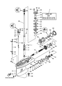 FT50GETL drawing LOWER-CASING-x-DRIVE-1