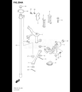 09003F-810001 (2018) 90hp E01 E40-Gen. Export 1 - Costa Rica (DF90AT  DF90ATH) DF90A drawing CLUTCH SHAFT