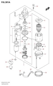 DF20A From 02002F-410001 (P03)  2014 drawing STARTING MOTOR (E-STARTER)