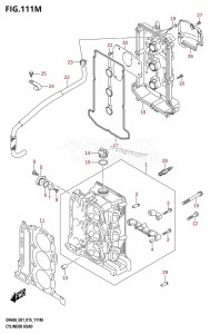 DF50A From 05003F-510001 (E01)  2015 drawing CYLINDER HEAD (DF60ATH:E40)