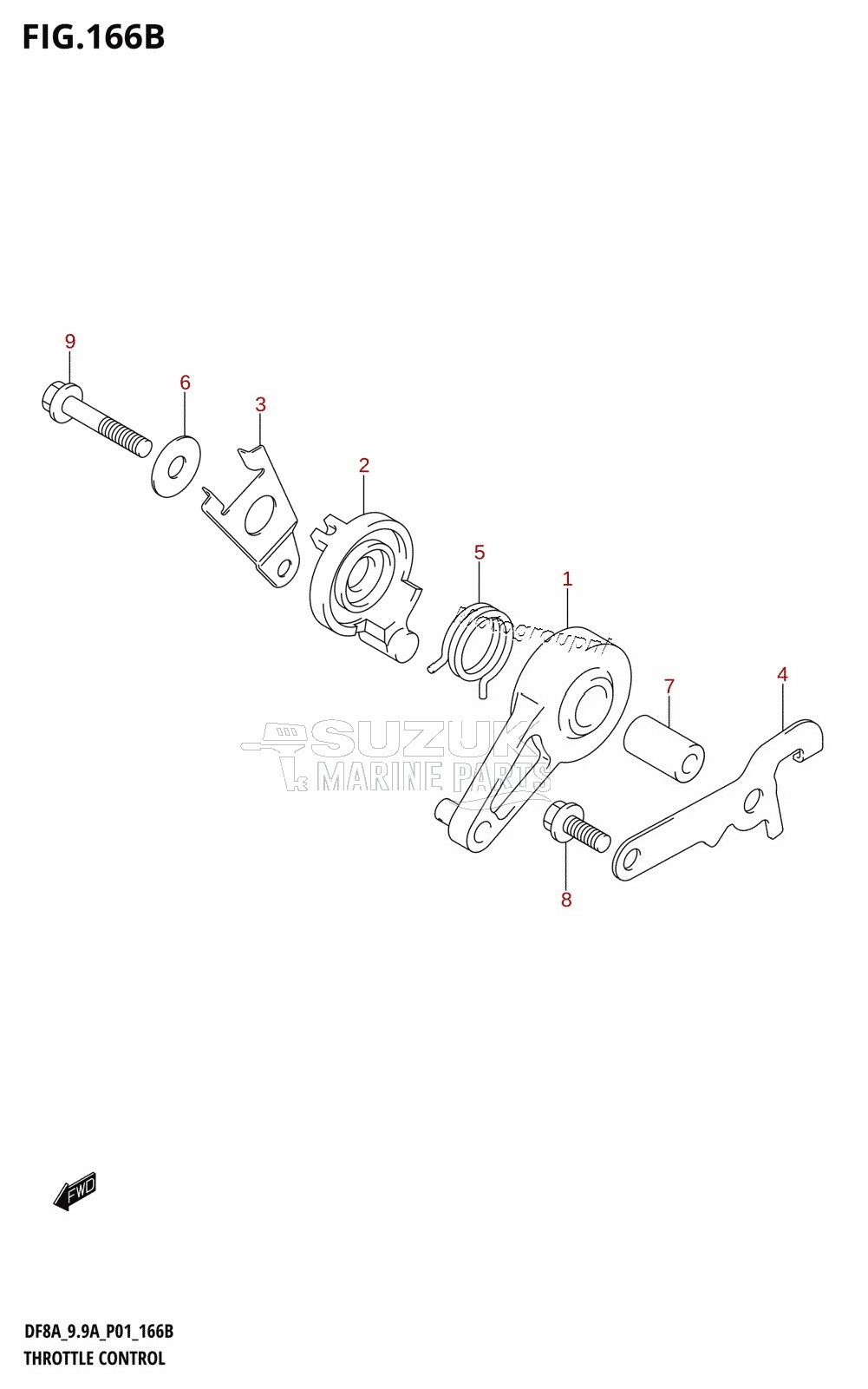 THROTTLE CONTROL (DF8AR,DF9.9AR)