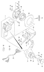 Outboard DF 25A drawing Concealed Remocon (1)