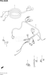 02503F-410001 (2014) 25hp E01-Gen. Export 1 (DF25  DF25A  DF25AT  DF25ATH  DF25Q  DF25R) DF25 drawing HARNESS (DF25:E01)