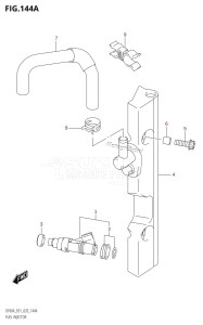 DF60A From 06002F-040001 (E01 E40)  2020 drawing FUEL INJECTOR (E01,E34)