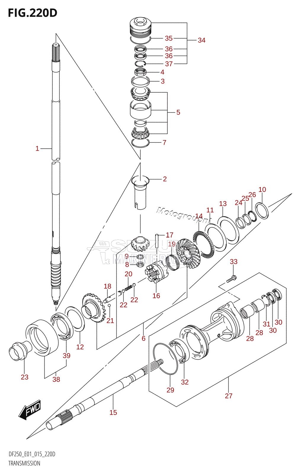 TRANSMISSION (DF200Z:E40)