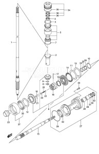 DF 175 drawing Transmission (C/R) (Model: ZG)