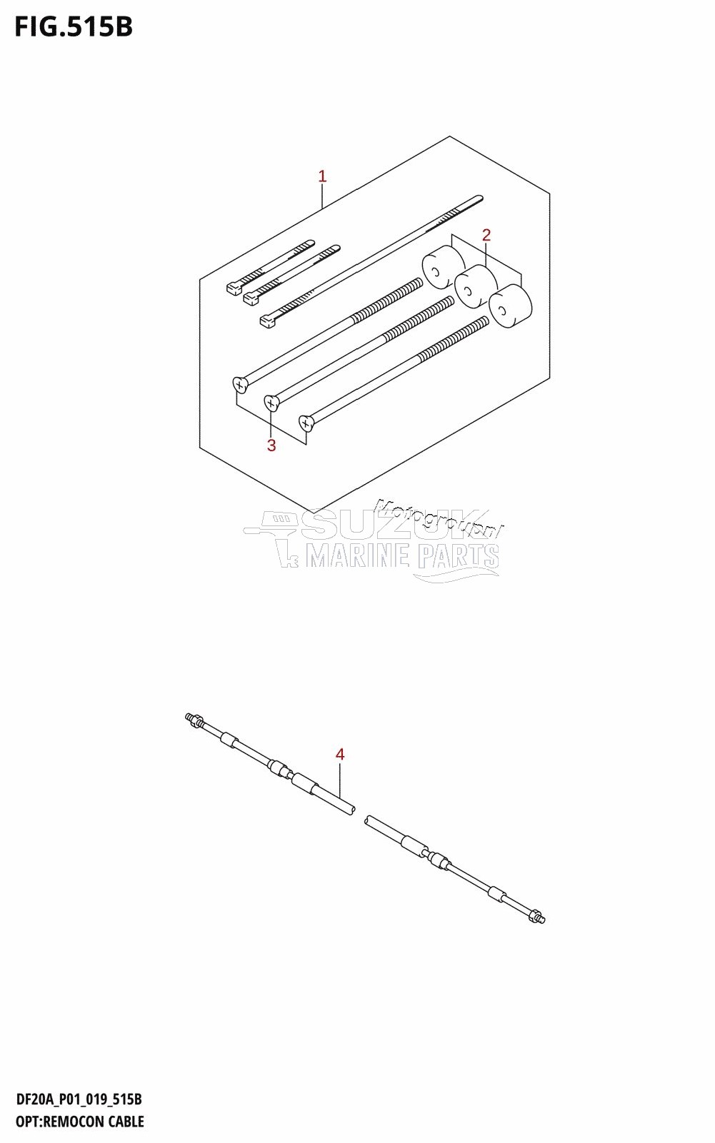 OPT:REMOCON CABLE (DF20A,DF20AR,DF20AT)