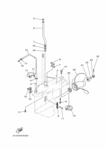 E115AETL drawing PROPELLER-HOUSING-AND-TRANSMISSION-2