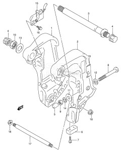 DT90 From 09001-031001 ()  2000 drawing CLAMP BRACKET