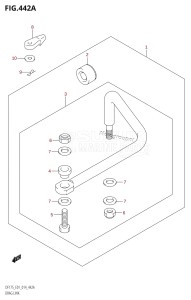 DF150ZG From 15002Z-410001 (E40)  2014 drawing DRAG LINK