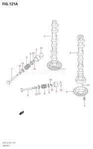 DF50 From 05001F-980001 (E01 E40)  2009 drawing CAMSHAFT