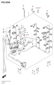 DF300A From 30002P-710001 (E03)  2017 drawing HARNESS