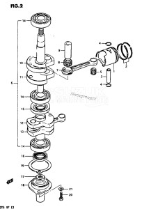 DT5 From 0501-436483 till 442054 ()  1984 drawing CRANKSHAFT