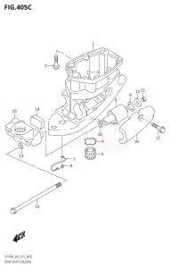 DF100A From 10003F-510001 (E01)  2015 drawing DRIVE SHAFT HOUSING (DF115AT:E40)