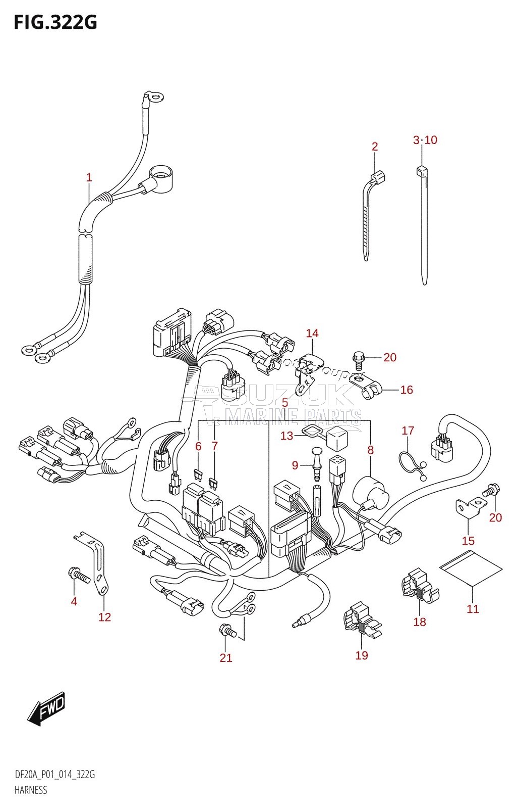 HARNESS (DF20A:P01)