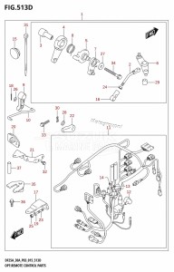 DF25A From 02504F-510001 (P03)  2015 drawing OPT:REMOTE CONTROL PARTS (DF30ATH:P03)