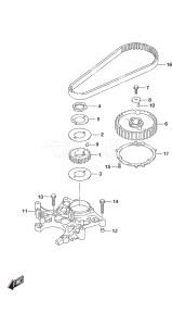 Outboard DF 9.9B drawing Timing Belt