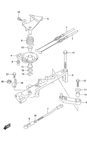 DF 200AS drawing Throttle Rod