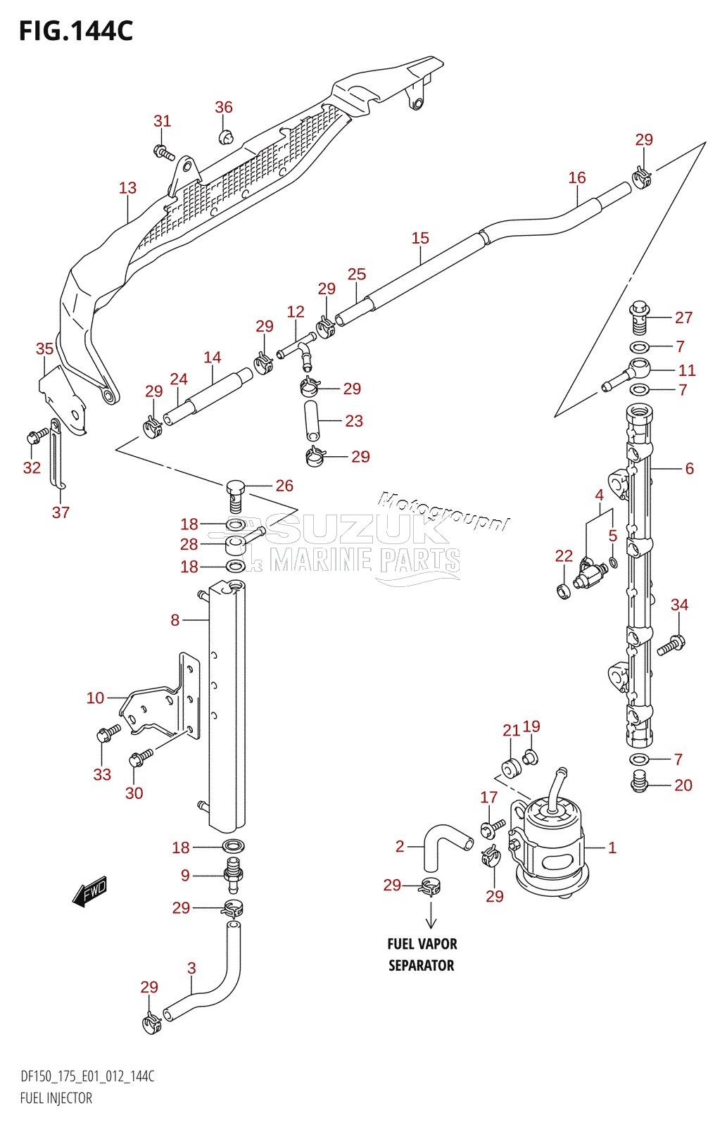 FUEL INJECTOR (DF150Z:E01)