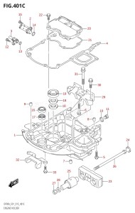 08002F-510001 (2005) 80hp E40 E01- (DF80A) DF80A drawing ENGINE HOLDER (DF70ATH:E01)