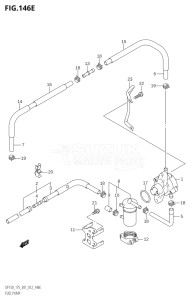 15002Z-210001 (2012) 150hp E01 E40-Gen. Export 1 - Costa Rica (DF150Z) DF150Z drawing FUEL PUMP (DF175T:E01)