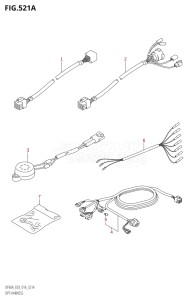 06002F-610001 (2016) 60hp E03-USA (DF60A) DF60A drawing OPT:HARNESS