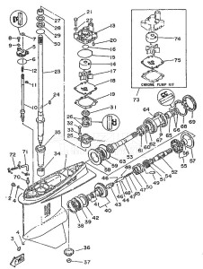 175A drawing PROPELLER-HOUSING-AND-TRANSMISSION-1