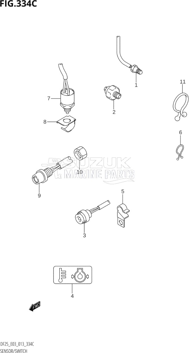 SENSOR / SWITCH (DF25Q:E03)