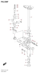 DF20A From 02002F-410001 (P01)  2014 drawing SWIVEL BRACKET (DF15ATH:P01)