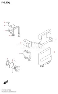 DF140A From 14003F-710001 (E11 E40)  2017 drawing PTT SWITCH /​ ENGINE CONTROL UNIT (DF140AZ:E40)