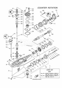 FL250HETU drawing PROPELLER-HOUSING-AND-TRANSMISSION-3