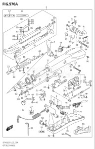 11506F-240001 (2022) 115hp E11 E40-Gen. Export 1-and 2 (DF115BT  DF115BT) DF115BT drawing OPT:TILLER HANDLE (DF115BT,DF115BZ)