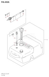 08002F-610001 (2016) 80hp E01 E40-Gen. Export 1 - Costa Rica (DF80A) DF80A drawing FUEL TANK