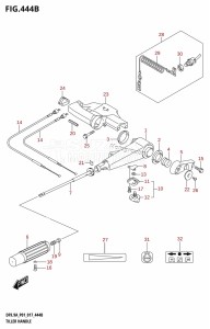 DF8A From 00801F-710001 (P01)  2017 drawing TILLER HANDLE (DF9.9A:P01)